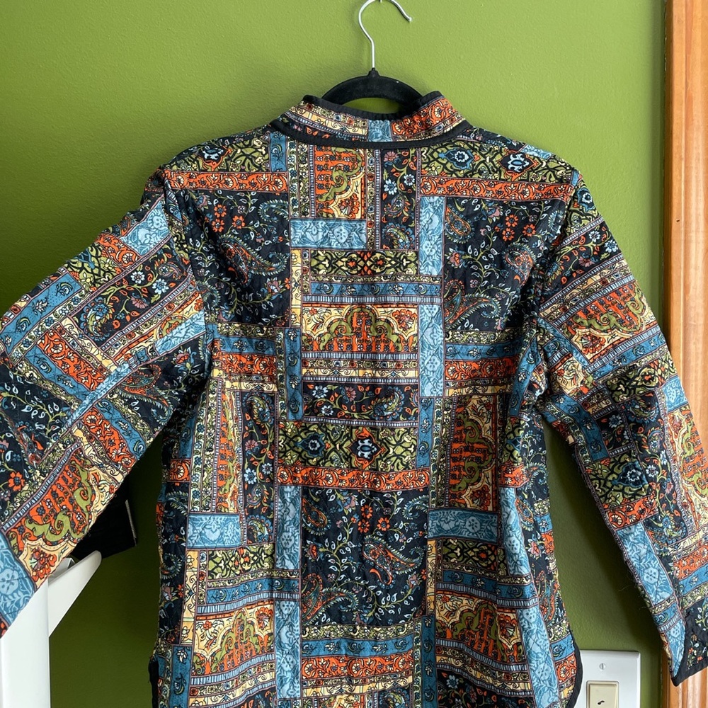 Patterned quilted jacket - Picture 4 of 4